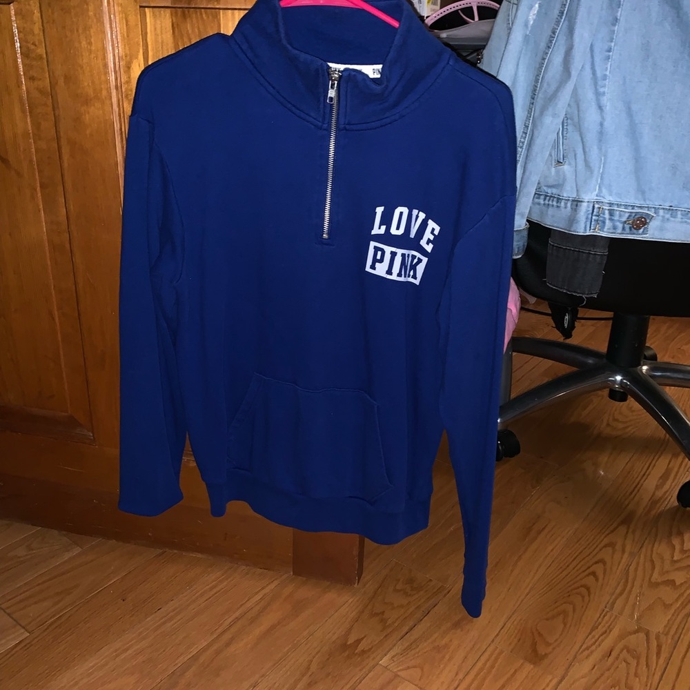 PINK Victoria’s Secret half zip sweatshirt